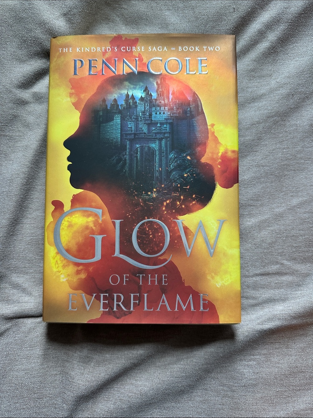 Glow of the Everflame by Penn Cole - Fiery Orange & Yellow Cover